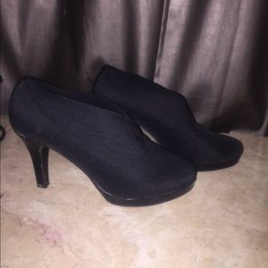 Stretch Bootie Heels